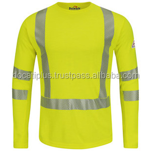 Camisetas de trabajo de algodón/poliéster de alta visibilidad impermeables reflectantes con logotipo personalizado con nombre y logotipo de la empresa - Product Image 6