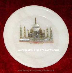 Plaque colorée en marbre incrusté de haute qualité - Product Image 1