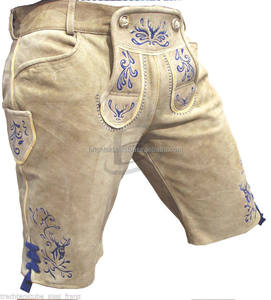 Alemán Lederhosen Trachten Lederhosen pantalón corto tradicional bávaro (alemán Lederhosen Tracht) - Product Image 2