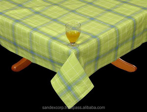 <b>100</b>% Soft Cotton Personalized Table <b>Linens</b> Handmade Best Manufacturer Table Cloths for Home Dining Room Wholesale India OEM - Product Image 4