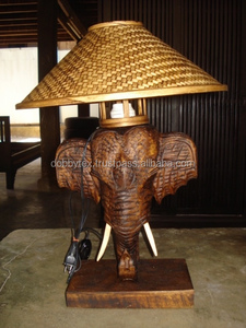 Lámpara de cabeza de elefante tradicional de Tailandia - Product Image 1