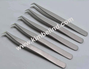 volume eyelash extension tweezers/ high quality stainless steel guaranteed quality volume tweezers - Product Image 1