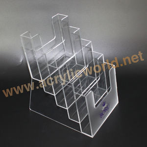ที่วางโบรชัวร์หลายช่องที่กําหนดเองขาตั้งจอแสดงผล POP อะคริลิ - Product Image 6