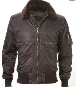 Blouson aviateur pour hommes, veste d'aviateur, de haute qualité, vente en gros, - Product Image 1