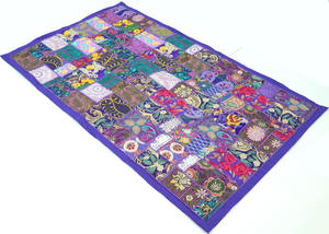 Algodón hermoso mosaico pared arte tradicional tapiz - Product Image 3