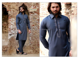 เสื้อผ้าปักลายสำหรับผู้ชาย salwar kameez แบบดั้งเดิมของอินเดียและปากีสถาน - Product Image 3