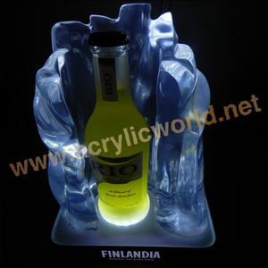 Présentoir de bouteilles de vin ml, avec Base d'éclairage Led, pour Whisky et bouteille de vin - Product Image 1