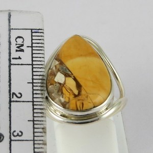 Anillos de plata de ley 925 con forma de pera, joyería de plata fresca, diseño único, venta al por mayor - Product Image 6