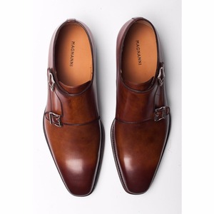 คู่ Monk Strap Brownd รองเท้าทำด้วยมือ - Product Image 1