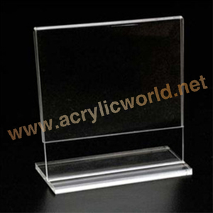 ร้อนขายแฟชั่นสามด้านหมุนอะคริลิร้านอาหารบาร์เมนูบัตรแสดงยืนสก์ท็อปป้ายชั้นวางจอแสดงผล - Product Image 3