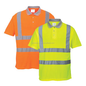 OEM personalizado fluorescente HI vis polos camisas para los hombres - Product Image 2