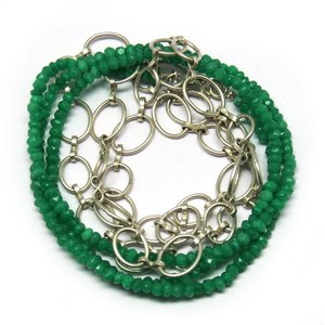Glorious <b>Green</b> Emerald 925 Sterling Silver <b>Necklaces</b> Fashion Silver Jewelry 925 Sterling Silver Jewelry - Product Image 1