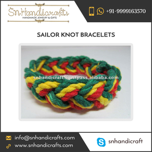   Bracelet en corde de marin en coton Rasta fait main, style nautique, artisanal, de qualité supérieure - Product Image 1