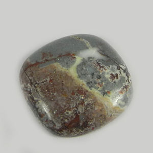 4.35 g de Jaspe Picasso Natural, 22x22 mm, Corte Cuadrado Cojín, Cabujón al por Mayor, Gema Suelta, Gemas Ishu, Modelo IG0619 - Product Image 5