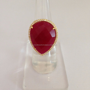 Anillo de Boda de Plata de Ley 925 con Ónix, Chapado en Rodio, Estilo Clásico, Engaste de Bisel con Circonitas Cúbicas y Ónix Rojo, Regalo de Compromiso - Product Image 6