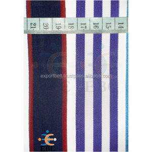 Ruban en organza de soie 100% viscose double face OEM, médailles de récompense, drapé, écologique, couleurs personnalisées, ruban miniature de haute qualité - Product Image 4