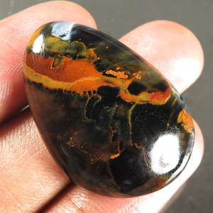 Attrayant 100% naturel Pietersite ovale Cabochon pierre précieuse lisse poli Pietersite gemmes mélanger forme et taille pour la fabrication de bijoux - Product Image 2