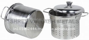 Ensemble de casseroles en acier inoxydable avec couvercle en acier inoxydable Design classique écologique Prêt pour le gaz et l'induction - Product Image 6