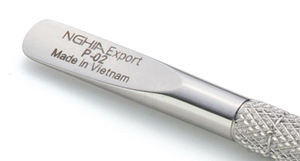 ที่ตัดหนังกำพร้า NGHIA P-02 พรีเมียม สแตนเลส แบบปลายเดียว ขนาด 110 มม. สีเทา พร้อมที่ดันหนังกำพร้า ยี่ห้อ Nail Brand อุปกรณ์ทำเล็บมือและเล็บเท้าที่จำเป็น - Product Image 5