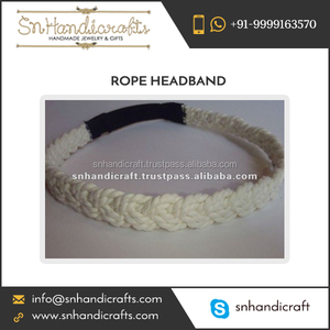 Diadema de Cuerda de Algodón, Diadema de Cuerda a la Moda, Hecha a Mano, Mágica - Product Image 1