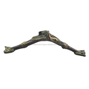 Poignée de commode en vrac fait à la main en laiton chèvre en gros armoire poignées Lot Vintage tiroir armoire porte tirer - Product Image 3