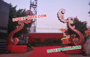 Puerta de cristal de boda, puerta de bienvenida de boda india, puerta de entrada de boda india, novedad - Product Image 3