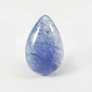 อิชู เจมส์ 16x11 มม. แทนซาไนต์สีน้ำเงินเข้มธรรมชาติทรงลูกแพร์แบบคาโบชอง 6.55 กะรัต อัญมณีจากอินเดีย IG3193 - Product Image 1