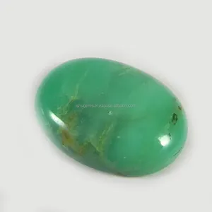 Venda quente! Chrysoprase Jasper 8.70 gms Oval Cabochon 22x30mm pedras para jóias IG1376