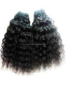 Trame de machine à cheveux bouclés indiens non transformés pour les prix d'usine - Product Image 2