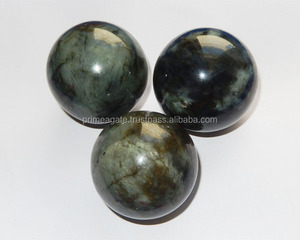 Handcrafted Agate & Labradorite Gemstone <b>Balls</b> | Natural Semiprecious Crystal <b>Spheres</b> for Reiki, Chakra & Meditation - Product Image 4