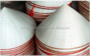 หมวกทรงกรวยไม้ไผ่ทาสีคุณภาพสูง เป็นมิตรกับสิ่งแวดล้อม/ลายดอกไม้ ของที่ระลึกเวียดนาม น็อนลา 2024 - Product Image 5