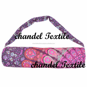 Hecho a mano de algodón indio estampados de animales Unisex Hippie bohemio bolso de mano aislado impermeable cierre de cremallera cadenas Decoración - Product Image 2