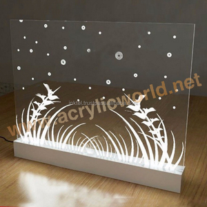 Support de panneau LED éclairé par les bords, supports de panneau en acrylique LED, support de panneau lumineux LED - Product Image 3