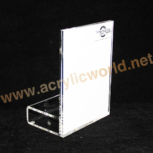 Présentoir de bouteille de bar arrière en acrylique personnalisé Glorifier/Base lumineuse de porte-bouteille de vin à LED - Product Image 3