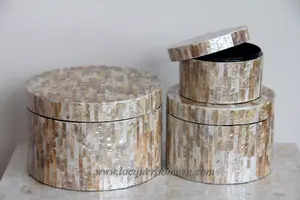 Vietnam de la madre de la perla con incrustaciones de laca de almacenamiento de Cajas Ha Thai laca de fábrica - Product Image 1