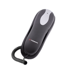 Téléphone filaire mural avec réglage du volume de l'écouteur Nippon NP9252 Couleurs noir et blanc - Product Image 1