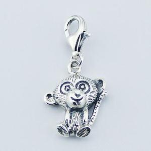 Colgante Charm de Plata de Ley <span class=keywords><strong>Chango</strong></span> Mono Jugueton - Product Image 1