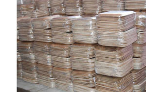 natural palm leaf 16 X 16 cm Deep square plate - Product Image 4