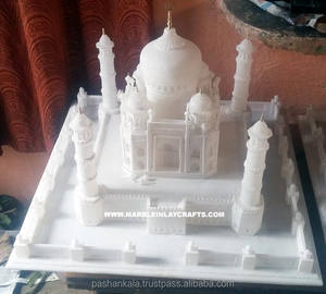 Modèle du Grand Taj Mahal en marbre, Taj Mahal blanc - Product Image 1