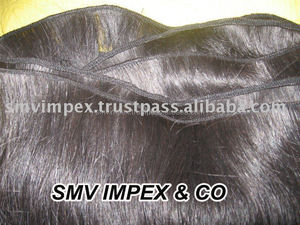 Cabello de un solo donador, textura de un color, sin caída y enredados, tejido de cabello humano remy - Product Image 3