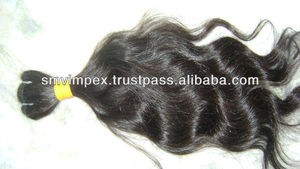 Tissage de cheveux de haute qualité de qualité 12A. Bonne texture Meilleur prix Tissage de cheveux bruts naturels indiens Remy naturels d'Inde. - Product Image 6