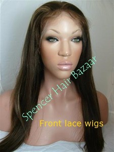 วิกผมลูกไม้ด้านหน้าผมเรมี่แท้ในอินเดียใต้ - Product Image 5