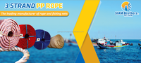 Cuerda Trenzada de PP de 3 Hilos, Calidad Superior, Marca Vietnam Cock, con Protección UV, Rollo de 200m para Accesorios de Pesca y Acuicultura