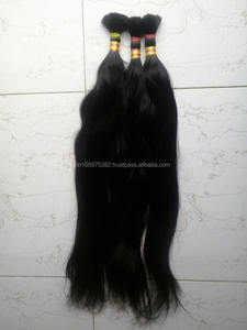 Cabello humano indio Remy Virgen sin procesar para trenzas - Product Image 2