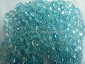 Boule de pépite de topaze bleue pour la fabrication de bijoux, fabrication de colliers et fourniture de pierres en gros - Product Image 6