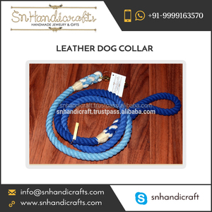 Handmade Magic Best Selling Scratch and Water Proof Dog Leather <b>Collar</b> for Wholesale Buyer - Product Image 1