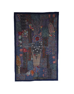 Tapiz Sari de hilo metálico bordado de fabricante - Product Image 1