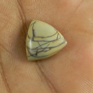 Pierre précieuse cabochon triangulaire en jaspe rouge naturel de qualité supérieure 14x14mm, 1,12 g, pour bijoux IG0784 - Product Image 3