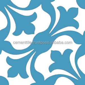 Carrelage en ciment encaustique CTS 20.x - 150x150 mm - Carrelage d'accentuation intérieure - Design moderne pour villa - Fabriqué au Vietnam - Product Image 3