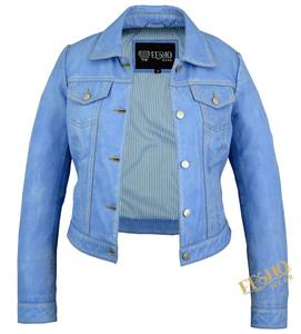 Chaqueta de cuero genuino para mujer de primera calidad, ropa de abrigo transpirable elegante con relleno de algodón suave, ropa de importación al por mayor - Product Image 2
